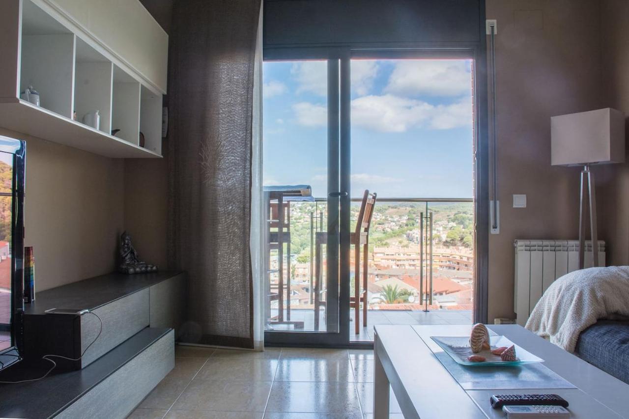 Apartamento En Blanes Con Piscina Y Parking Apartman Kültér fotó